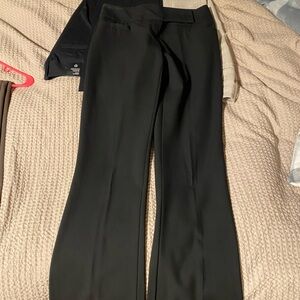 Black business bootcut pants